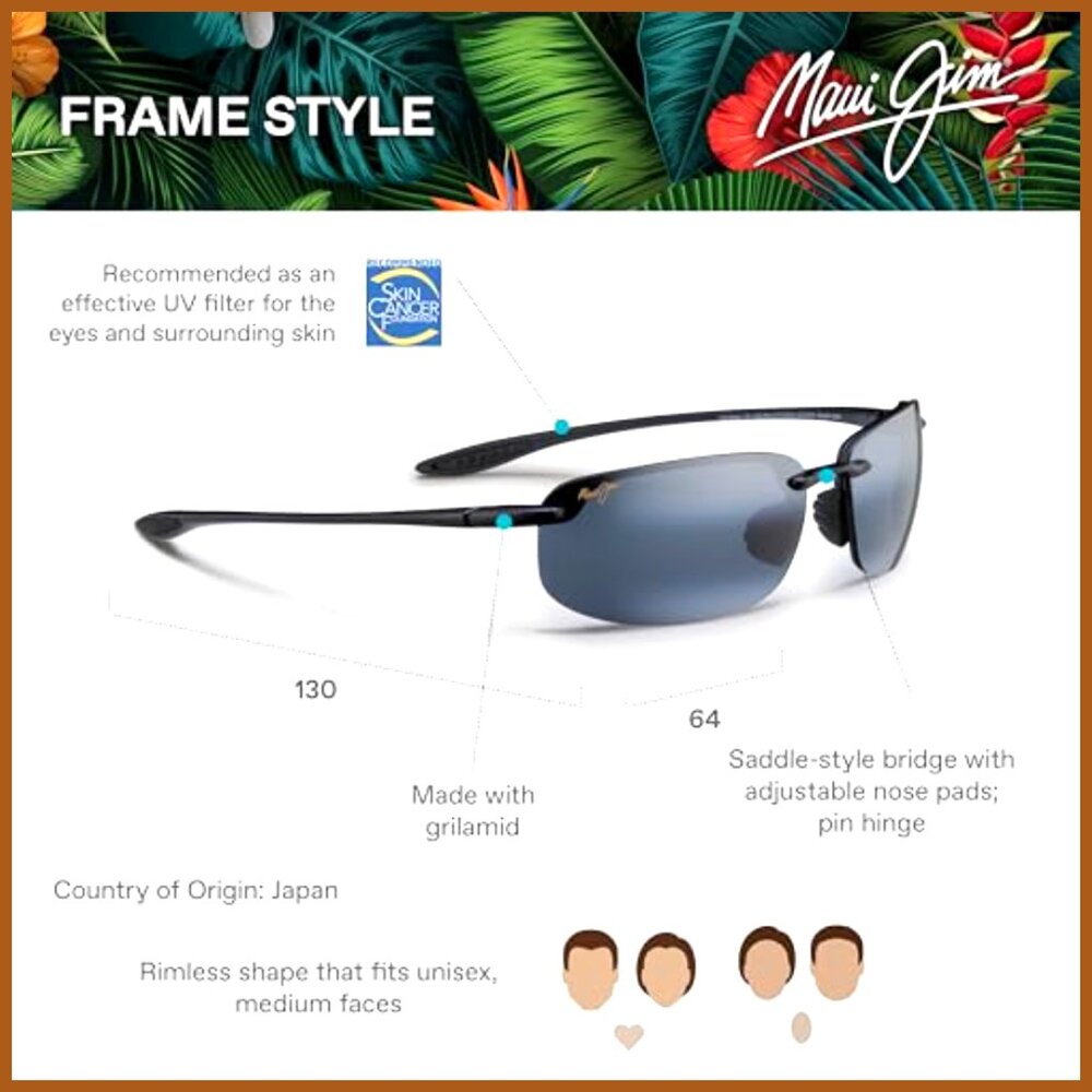 Polarized Hookipa Rectangular Sunglasses With Lig… - image 6